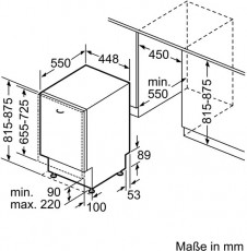 Bosch SPV2IKX10E beépíthető mosogatógép Konyhai termékek - Mosogatógép - Keskeny (45cm-ig) szabadonálló mosogatógép - 362761