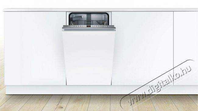Bosch SPV46IX07E Serie 4 SuperSilence beépíthető mosogatógép Konyhai termékek - Mosogatógép - Keskeny (45cm-ig) beépíthető mosogatógép - 326813