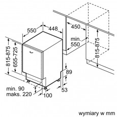 Bosch SPV46MX02E be&eacute;p&iacute;thető keskeny mosogat&oacute;g&eacute;p Konyhai term&eacute;kek - Mosogat&oacute;g&eacute;p - Keskeny (45cm-ig) be&eacute;p&iacute;thető mosogat&oacute;g&eacute;p - 351247