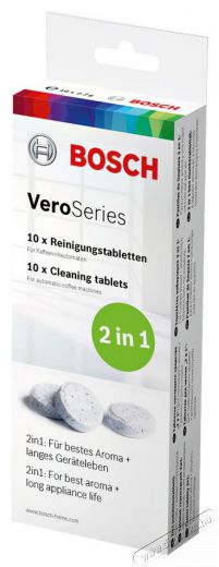 Bosch TCZ8001N tisztító tabletta (10db) Konyhai termékek - Kávéfőző / kávéörlő / kiegészítő - Filter / tisztító / vízkőmentesítő - 327060