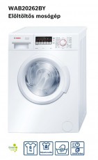 Bosch WAB20262BY mosógép Háztartás / Otthon / Kültér - Mosógép / szárítógép - Elöltöltős normál (60cm-ig) mosógép - 282181