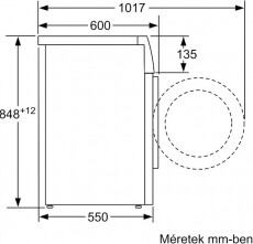 Bosch WAN24164BY elöltöltős mosógép Háztartás / Otthon / Kültér - Mosógép / szárítógép - Elöltöltős normál (60cm-ig) mosógép - 362790