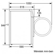 Bosch WAT24360BY mosógép Háztartás / Otthon / Kültér - Mosógép / szárítógép - Elöltöltős normál (60cm-ig) mosógép - 282185