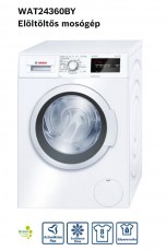 Bosch WAT24360BY mosógép Háztartás / Otthon / Kültér - Mosógép / szárítógép - Elöltöltős normál (60cm-ig) mosógép - 282185