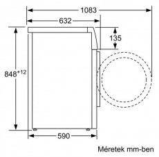 Bosch WAW28560EU mosógép Háztartás / Otthon / Kültér - Mosógép / szárítógép - Elöltöltős normál (60cm-ig) mosógép - 282187