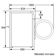 Bosch WAY32891EU mosógép Háztartás / Otthon / Kültér - Mosógép / szárítógép - Elöltöltős normál (60cm-ig) mosógép - 297688