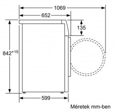 Bosch WTW85460BY szárítógép Háztartás / Otthon / Kültér - Mosógép / szárítógép - Szárítógép - 282193