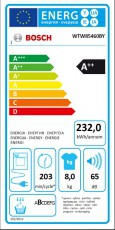 Bosch WTW85460BY szárítógép Háztartás / Otthon / Kültér - Mosógép / szárítógép - Szárítógép - 282193