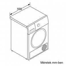 Bosch WTWH761BY Hőszivattyús szárítógép Háztartás / Otthon / Kültér - Mosógép / szárítógép - Szárítógép - 351254