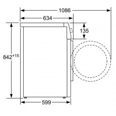 Bosch WTX87KH1BY Hőszivattyús szárítógép Háztartás / Otthon / Kültér - Mosógép / szárítógép - Szárítógép - 351257