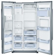 Bosch KAG90AI20 hűtőszekrény Konyhai termékek - Hűtő, fagyasztó (szabadonálló) - Amerikai típusú Side By Side hűtő - 297695