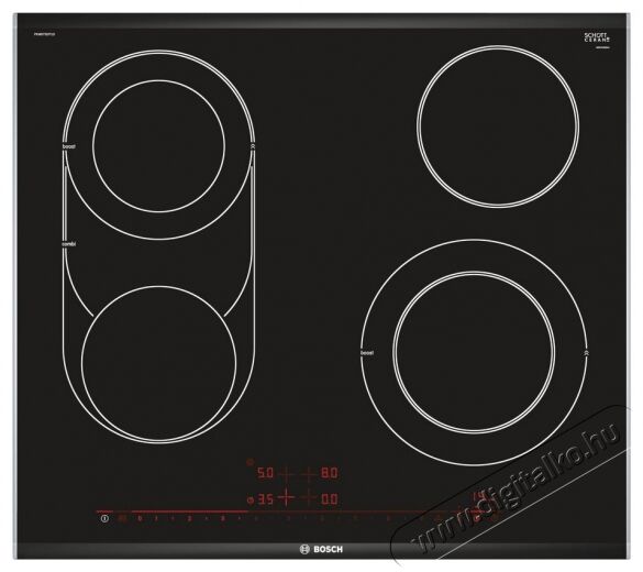 Bosch PKM675DP1D Serie 8 elektromos főzőlap Konyhai termékek - Sütő-főzőlap, tűzhely (beépíthető) - Elektromos főzőlap (beépíthető) - 317278