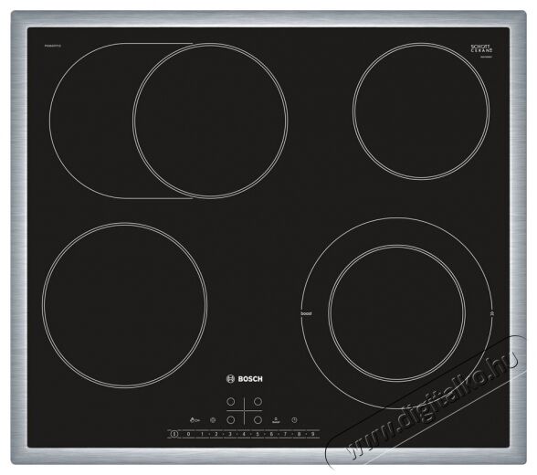 Bosch PKN645FP1E Serie 6 elektromos főzőlap Konyhai termékek - Sütő-főzőlap, tűzhely (beépíthető) - Elektromos főzőlap (beépíthető) - 317280