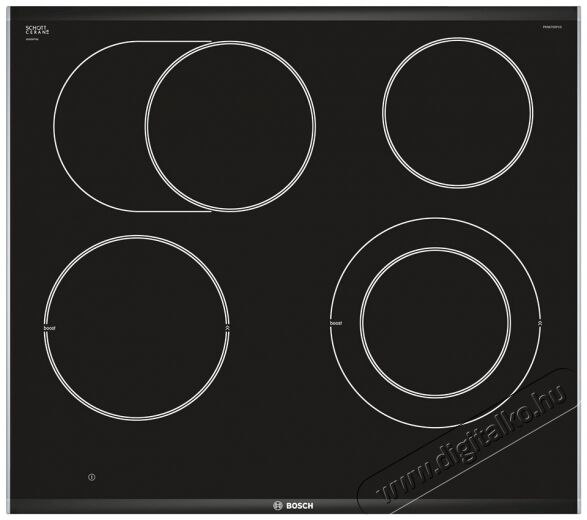 Bosch PKN675DP1D Serie 8 elektromos főzőlap Konyhai termékek - Sütő-főzőlap, tűzhely (beépíthető) - Elektromos főzőlap (beépíthető) - 317279