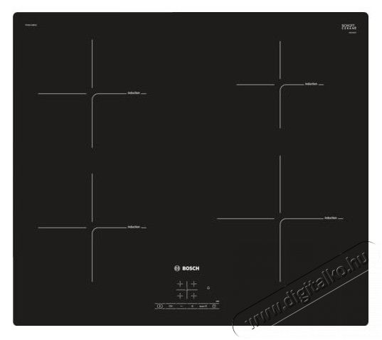 Bosch PUE611BB1E indukciós főzőlap Konyhai termékek - Sütő-főzőlap, tűzhely (beépíthető) - Indukciós főzőlap (beépíthető) - 314016