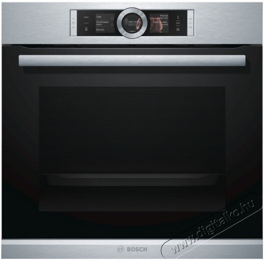 Bosch HSG656XS1 Serie 8 beépíthető gőzsütő Konyhai termékek - Sütő-főzőlap, tűzhely (beépíthető) - Sütő (beépíthető) - 317299