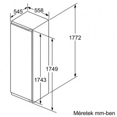 Bosch KIR81AD30 fagyasztó nélküli hűtőszekrény Konyhai termékek - Hűtő, fagyasztó (beépíthető) - Fagyasztó nélküli hűtő - 353412