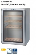 Bosch KTW18V80 borhűtő Konyhai termékek - Hűtő, fagyasztó (szabadonálló) - Borhűtő - 282165