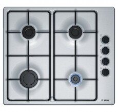 Bosch PBP6B5B80H Serie 2 gázfőzőlap Konyhai termékek - Sütő-főzőlap, tűzhely (beépíthető) - Gázfőzőlap (beépíthető) - 297680