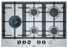 Bosch PCS7A5M90 Serie 6 gázfőzőlap Konyhai termékek - Sütő-főzőlap, tűzhely (beépíthető) - Gázfőzőlap (beépíthető) - 317289