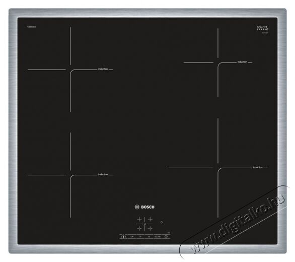 Bosch PUE645BB1E Serie 4 indukciós főzőlap Konyhai termékek - Sütő-főzőlap, tűzhely (beépíthető) - Indukciós főzőlap (beépíthető) - 317275
