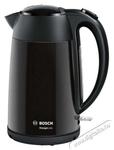 Bosch TWK3P423 DesignLine vízforraló - fényes fekete Konyhai termékek - Vízforraló / teafőző - 359655