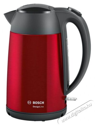 Bosch TWK3P424 DesignLine vízforraló - vörös Konyhai termékek - Vízforraló / teafőző - 359656
