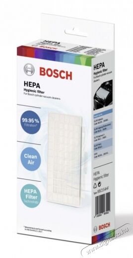 Bosch BBZ154HF HEPA-szűrő Háztartás / Otthon / Kültér - Porszívó / takarítógép - Szűrő - 345351
