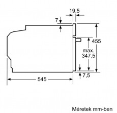 Bosch CFA634GS1 Serie 8 beépíthető mikrohullámú sütő Konyhai termékek - Mikrohullámú sütő - Mikrohullámú sütő (beépíthető) - 317293