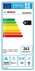 Bosch SMU46KS01E Silence Plus aláépíthető mosogatógép Konyhai termékek - Mosogatógép - Normál (60cm) beépíthető mosogatógép - 345084
