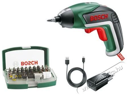 Bosch IXO V Akkus csavarozó + 32 részes bitkészlet (06039A800S) Háztartás / Otthon / Kültér - Szerszám - Akkumulátoros csavarhúzó - 363937