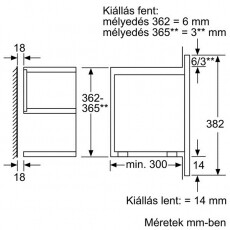 Bosch BFL634GS1 mikrohullámú sütő Konyhai termékek - Mikrohullámú sütő - Mikrohullámú sütő (beépíthető) - 297729