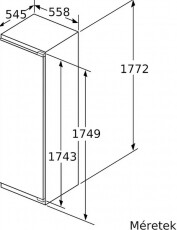 Bosch KIR81ADE0 Beépíthető egyajtós hűtőszekrény Konyhai termékek - Hűtő, fagyasztó (beépíthető) - Egyajtós hűtő - 362724