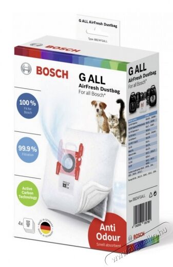 Bosch BBZAFGALL szagtalanító porzsák Háztartás / Otthon / Kültér - Porszívó / takarítógép - Porzsák / portartály - 345352