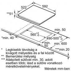 Bosch PIF651FC1E indukciós főzőlap Konyhai termékek - Sütő-főzőlap, tűzhely (beépíthető) - Indukciós főzőlap (beépíthető) - 301888