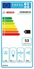 Bosch DWB64BC50 Serie 2 kürtős páraelszívó Konyhai termékek - Páraelszívó - Kürtős - 334919