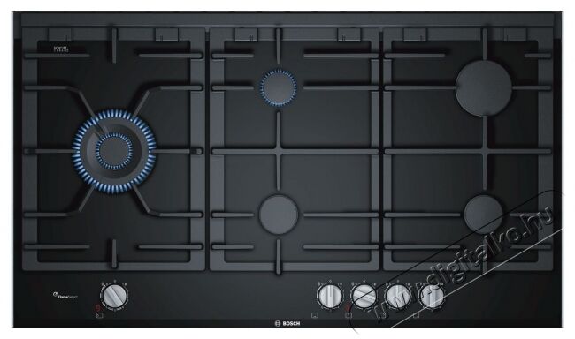 Bosch PRS9A6D70 Serie 8 beépíthető gázfőzőlap Konyhai termékek - Sütő-főzőlap, tűzhely (beépíthető) - Gázfőzőlap (beépíthető) - 317283