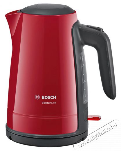 Bosch TWK6A014 ComfortLine vízforraló - piros Konyhai termékek - Vízforraló / teafőző - 309836