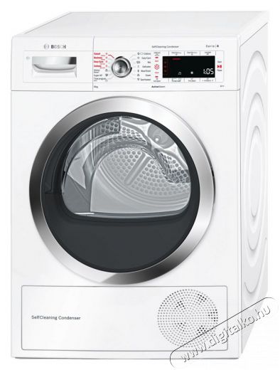 Bosch WTW85540EU Serie 8 légkondenzációs szárítógép Háztartás / Otthon / Kültér - Mosógép / szárítógép - Szárítógép - 325607