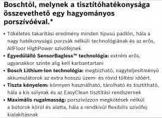Bosch BBH52550 porszívó Háztartás / Otthon / Kültér - Porszívó / takarítógép - Kézi / álló porszívó - 282527
