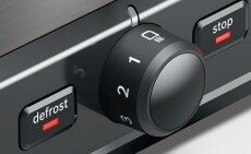 Bosch TAT5P425 DesignLine kenyérpirító - grafit szürke Konyhai termékek - Konyhai kisgép (sütés / főzés / hűtés / ételkészítés) - Kenyérpirító - 359661