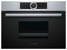 Bosch CDG634BS1 Serie 8 kompakt gőzsütő Konyhai termékek - Sütő-főzőlap, tűzhely (beépíthető) - Gőzpároló - 297725