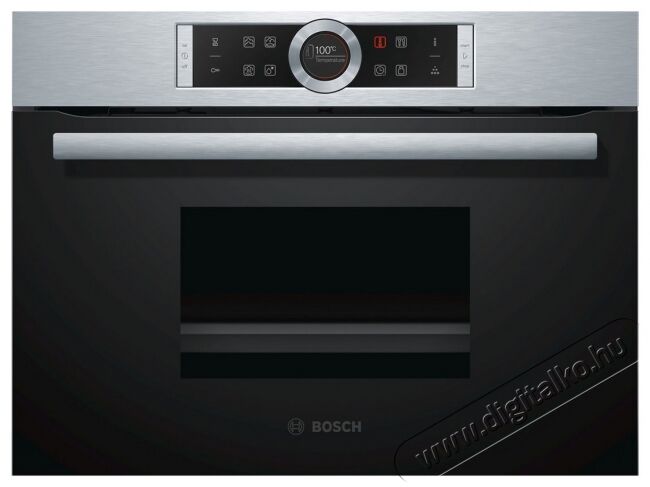 Bosch CDG634BS1 Serie 8 kompakt gőzsütő Konyhai termékek - Sütő-főzőlap, tűzhely (beépíthető) - Gőzpároló - 297725