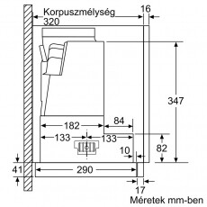 Bosch DFS067A51 teleszkópos páraelszívó Konyhai termékek - Páraelszívó - Beépíthető / kihúzható - 370321