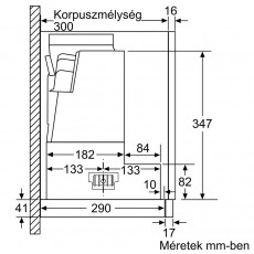 Bosch DFS067A51 teleszkópos páraelszívó Konyhai termékek - Páraelszívó - Beépíthető / kihúzható - 370321