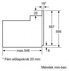 Bosch HBA42S350E elektromos sütő Konyhai termékek - Sütő-főzőlap, tűzhely (beépíthető) - Sütő (beépíthető) - 282238