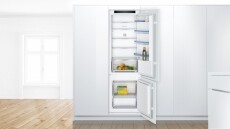 Bosch KIV87VSE0 beépíthető alulfagyasztós hűtőszekrény Konyhai termékek - Hűtő, fagyasztó (beépíthető) - Alulfagyasztós kombinált hűtő - 370319