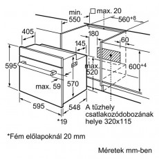 Bosch HBA42S350E elektromos sütő Konyhai termékek - Sütő-főzőlap, tűzhely (beépíthető) - Sütő (beépíthető) - 282238