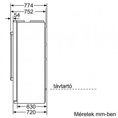 Bosch KAD90VI20 hűtőszekrény Konyhai termékek - Hűtő, fagyasztó (szabadonálló) - Amerikai típusú Side By Side hűtő - 297694