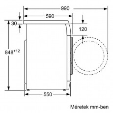 Bosch WAE24469BY mosógép Háztartás / Otthon / Kültér - Mosógép / szárítógép - Elöltöltős normál (60cm-ig) mosógép - 282183